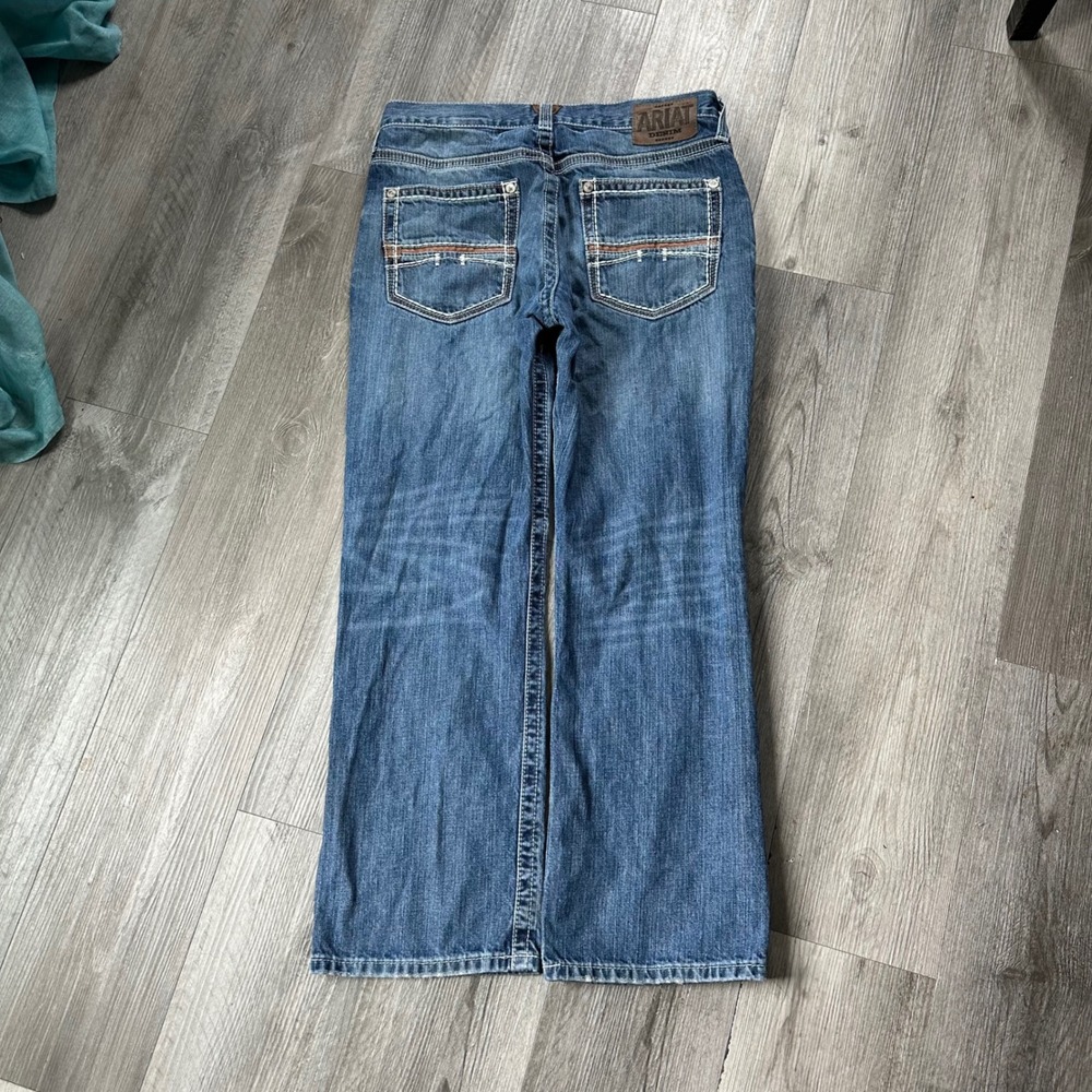 Ariat Low Rise Boot Cut Jeans men's 32x30 Blue Denim